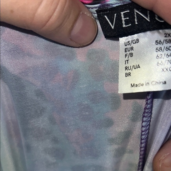 Venus Floral V-Neck Dress with Jewel Accent Y2K Style - Picture 3 of 4